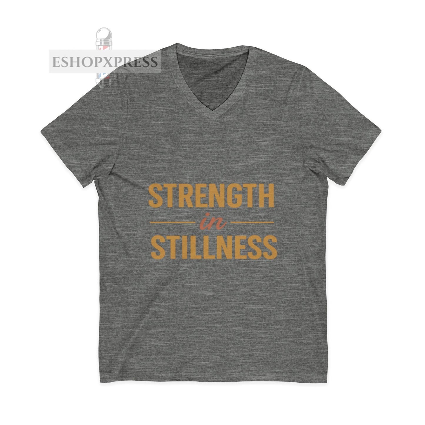 Strength in Stillness Typography Design