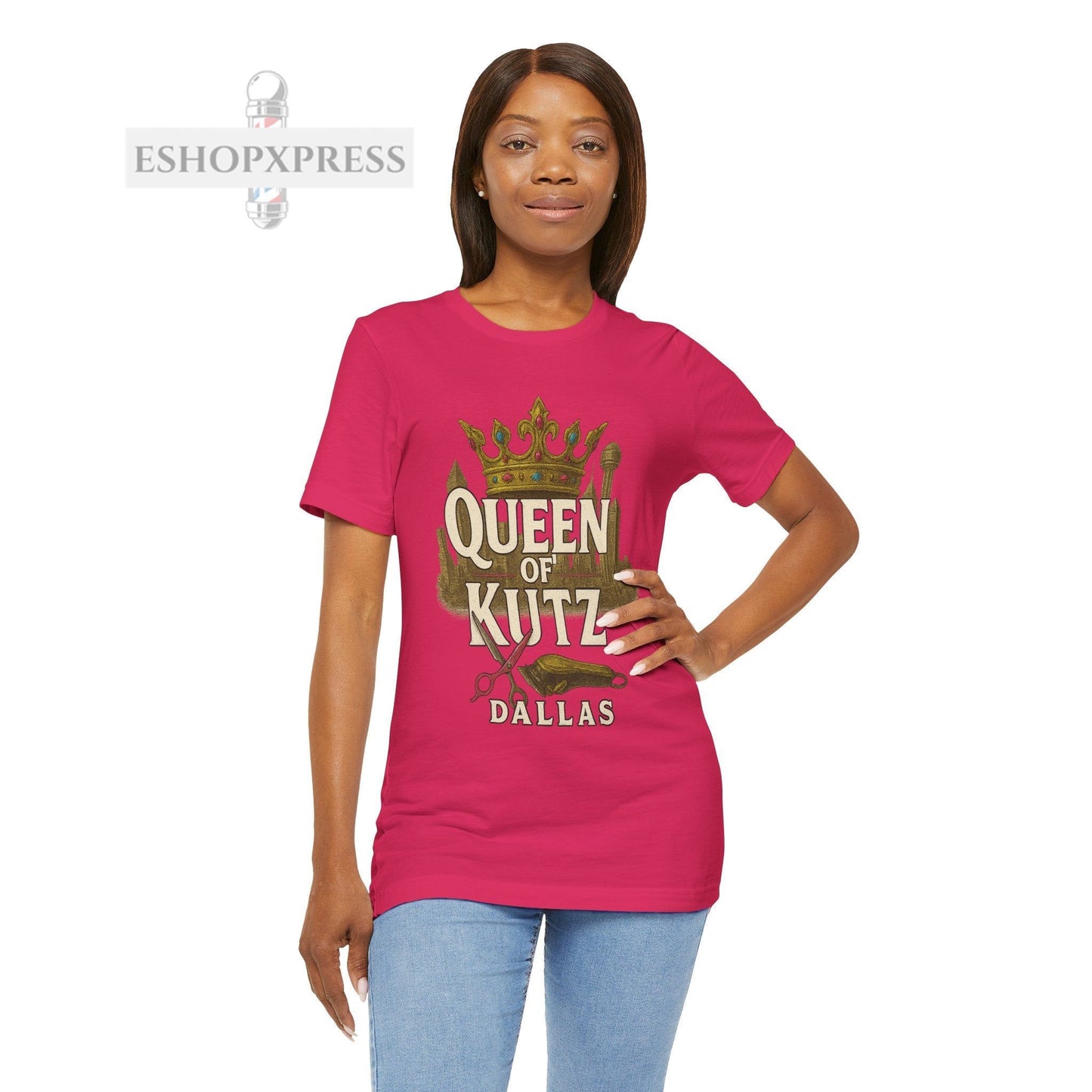 Queen of Kutz Dallas| Unisex Tee for Stylists & Barbers