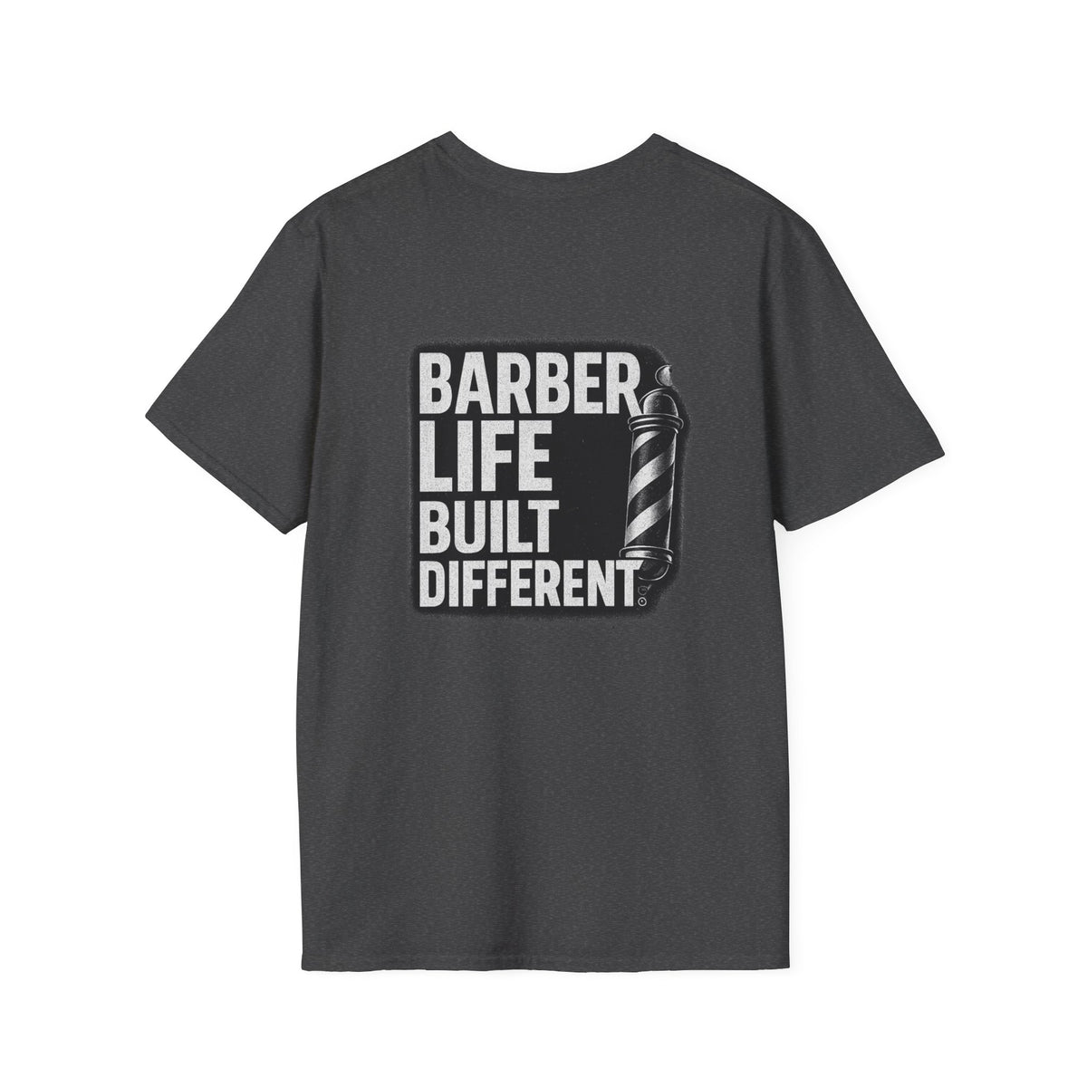 Barber Life Built Different – Front & Back Print