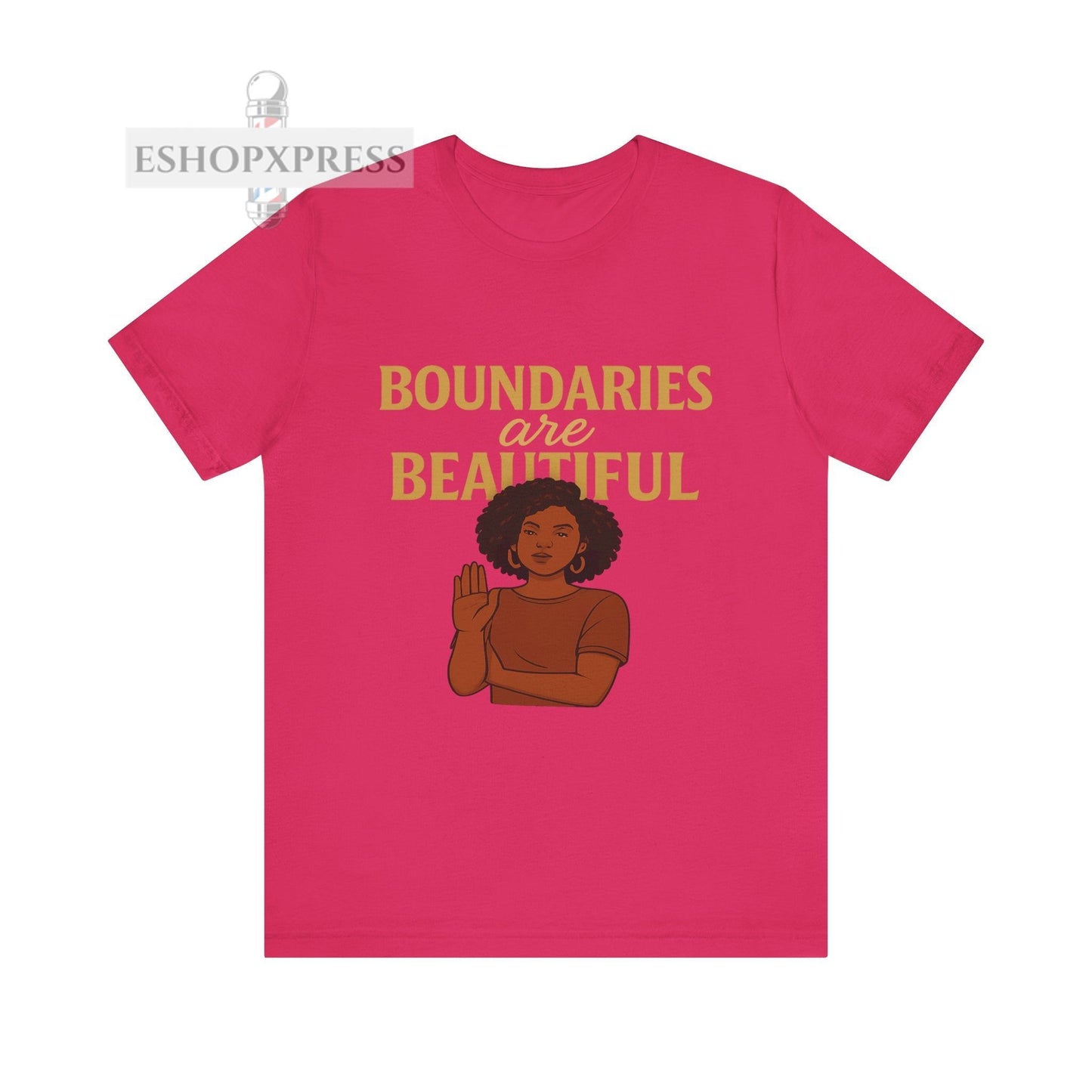 Boundaries Are Beautiful - Crew Neck Tee
