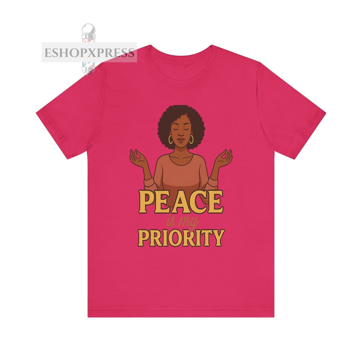 Peace is My Priority - Crew Neck Tee
