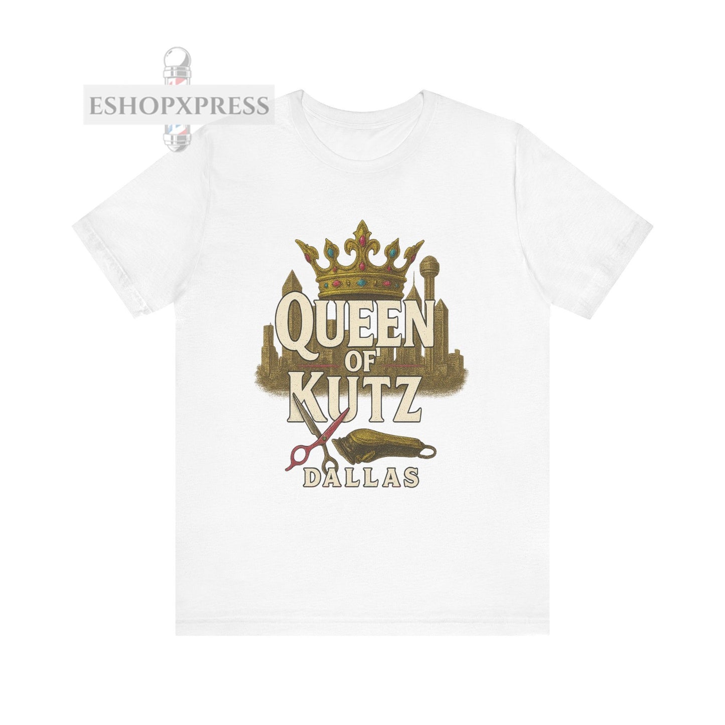 Queen of Kutz Dallas| Unisex Tee for Stylists & Barbers