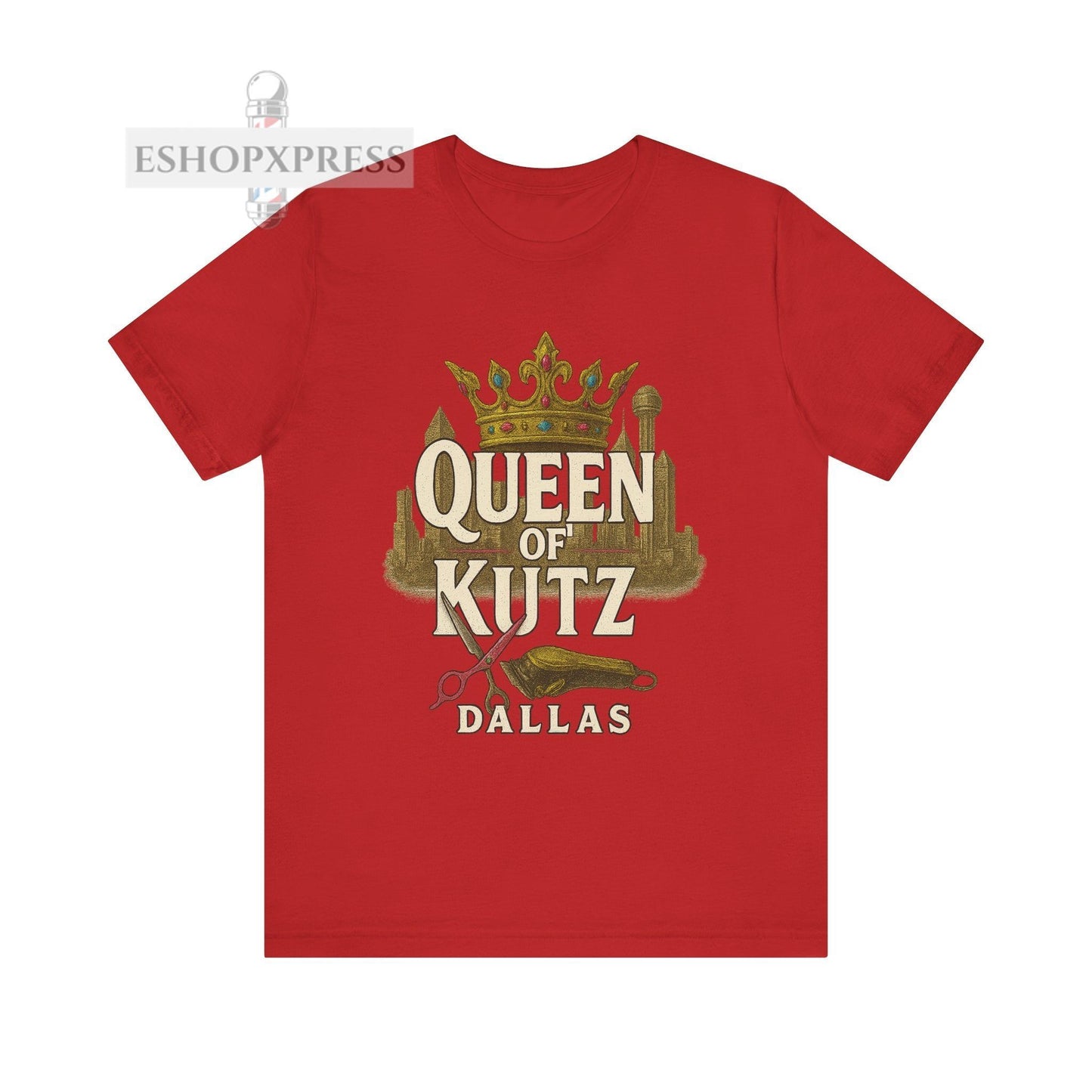 Queen of Kutz Dallas| Unisex Tee for Stylists & Barbers