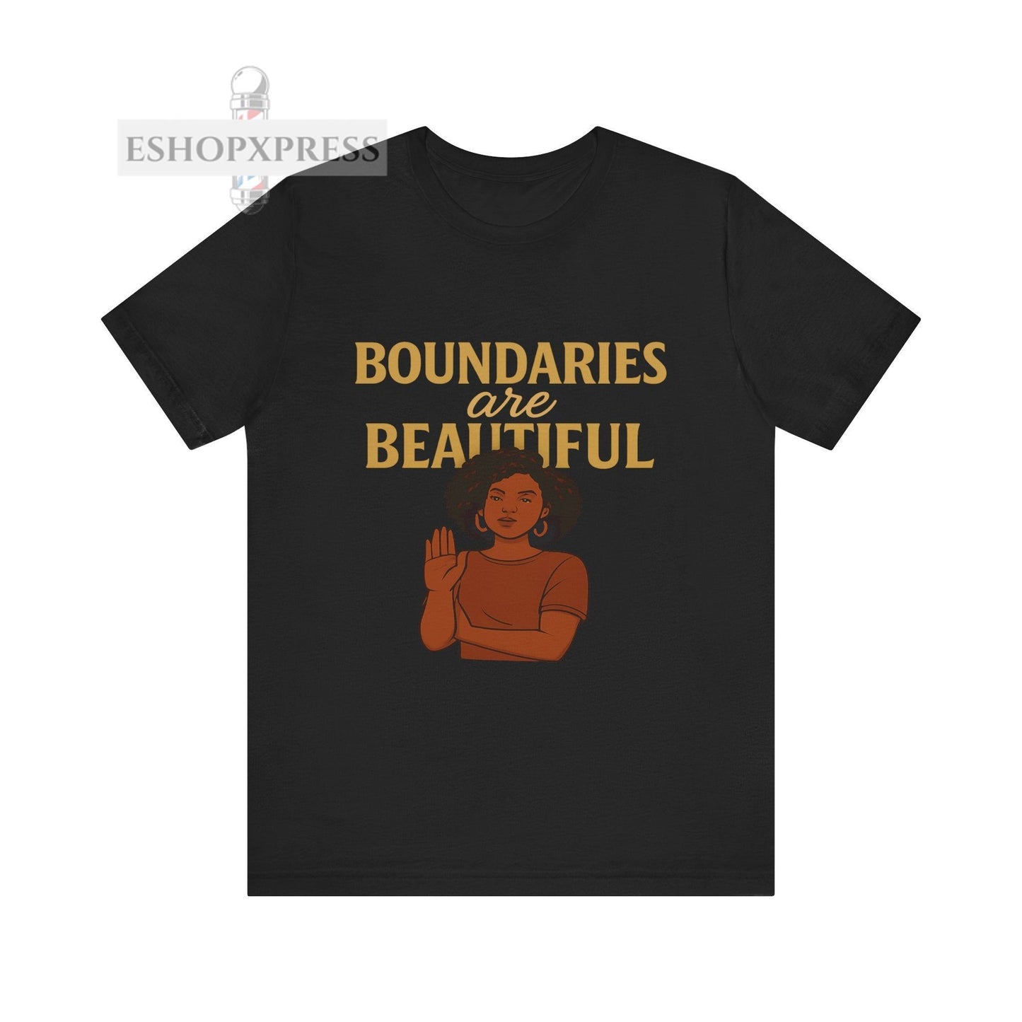 Boundaries Are Beautiful - Crew Neck Tee