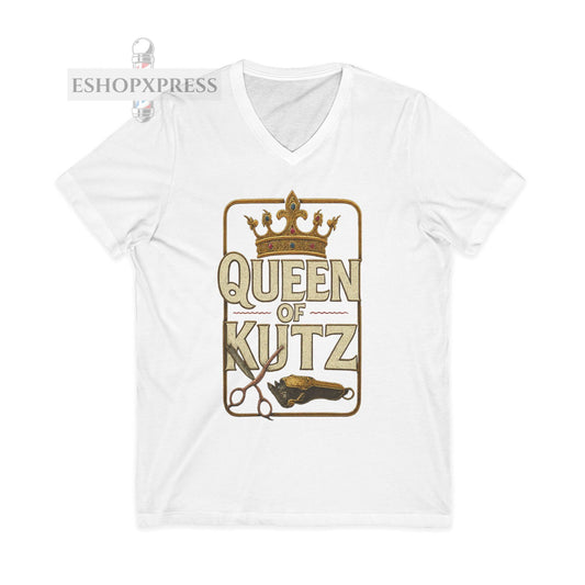 Queen of Kutz Universal  Women's V-Neck Tee