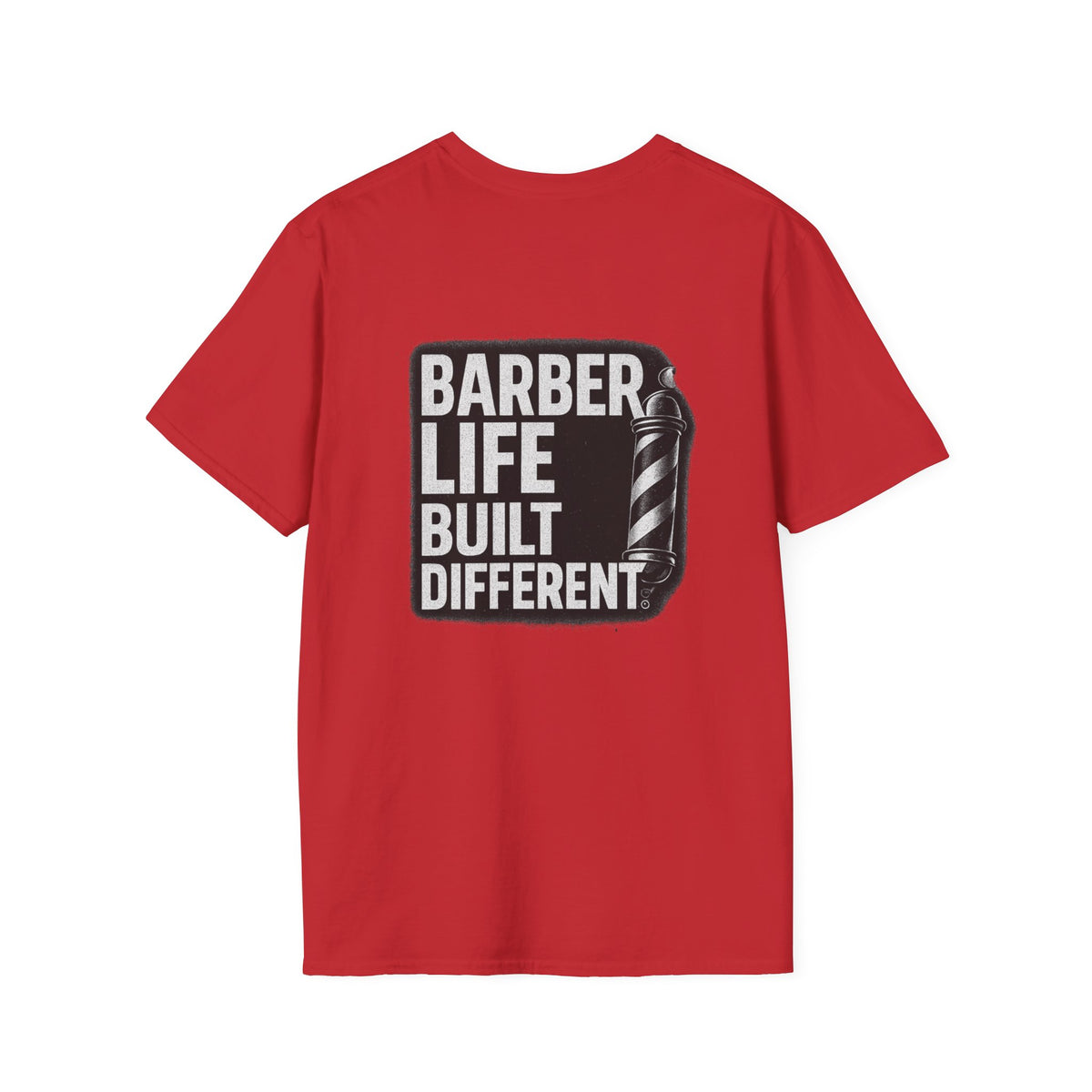 Barber Life Built Different – Front & Back Print