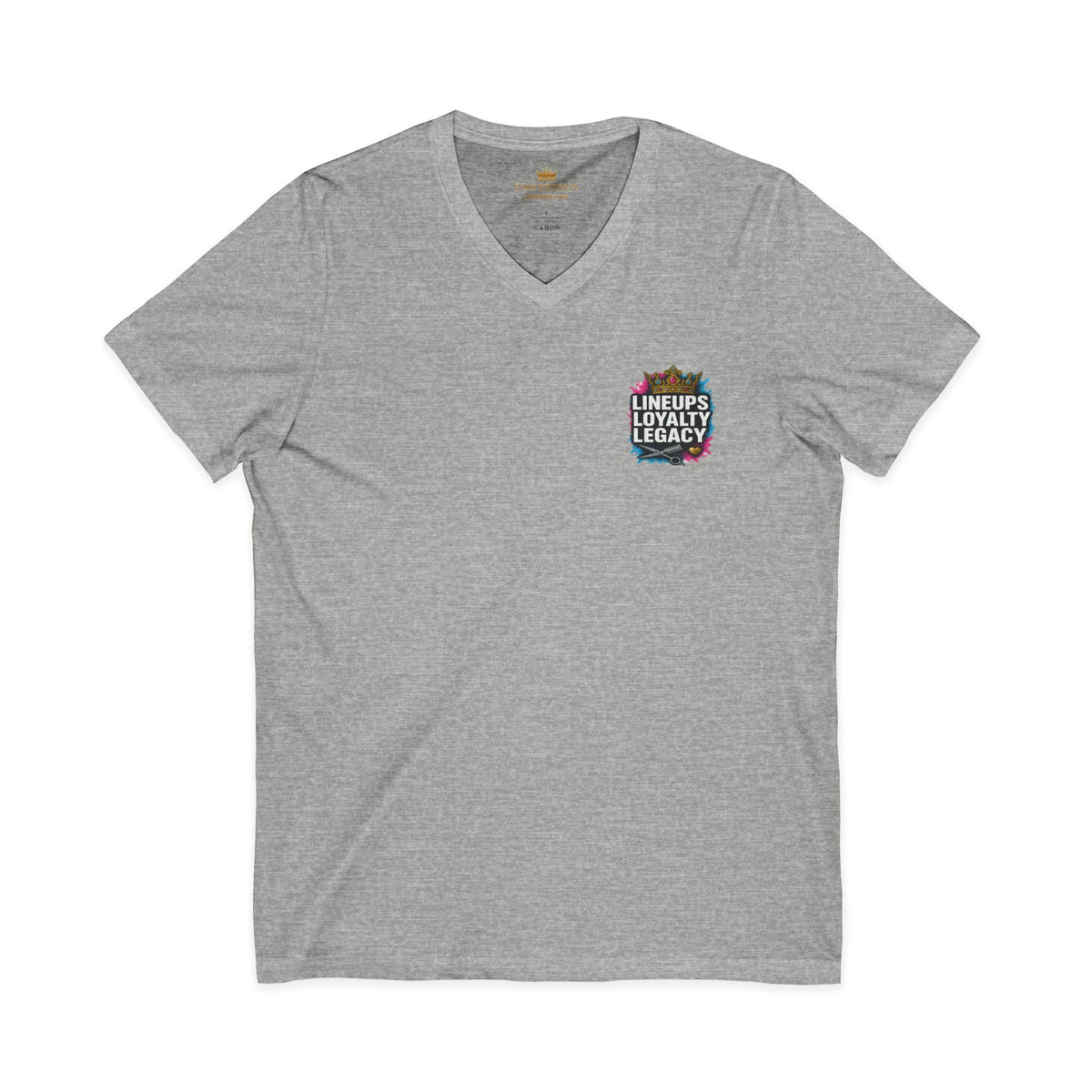 Lineups Loyalty Legacy Women's V-Neck Tee – Front & Back Print
