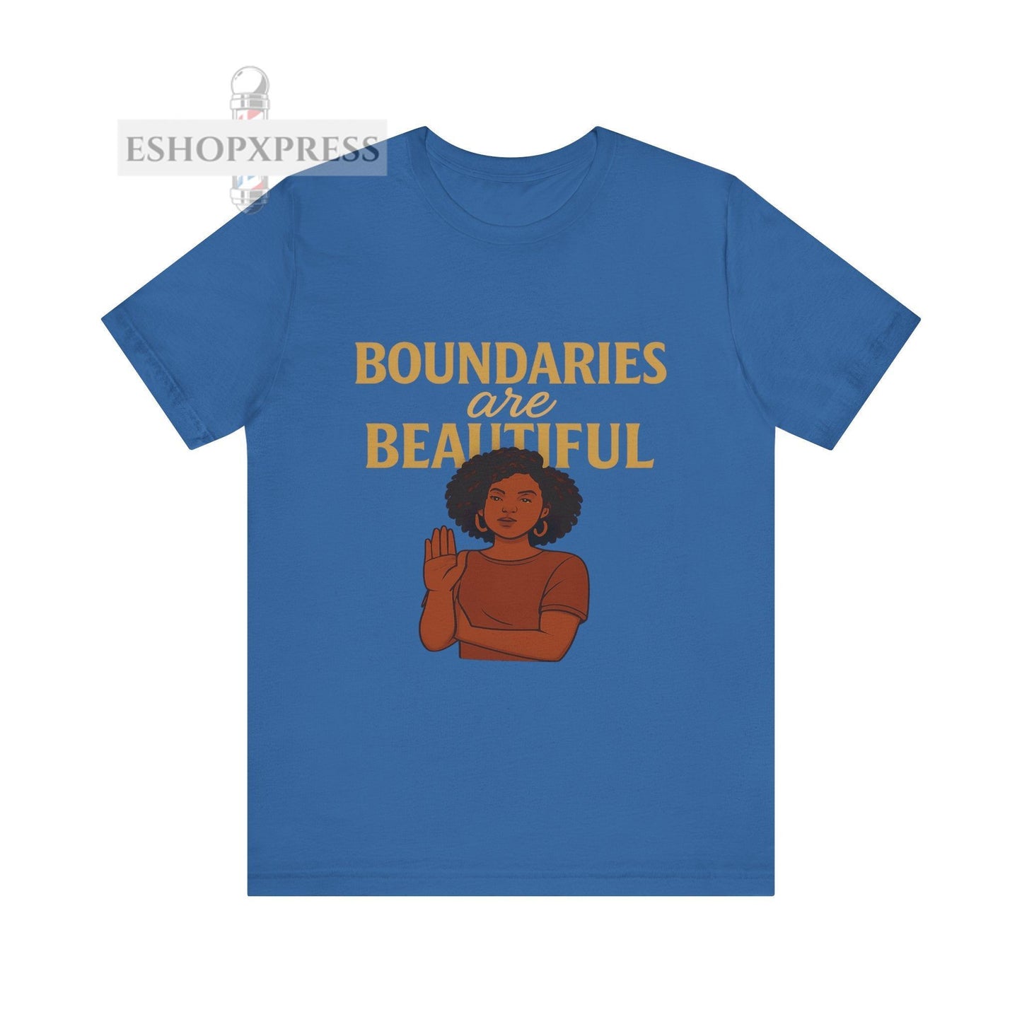 Boundaries Are Beautiful - Crew Neck Tee