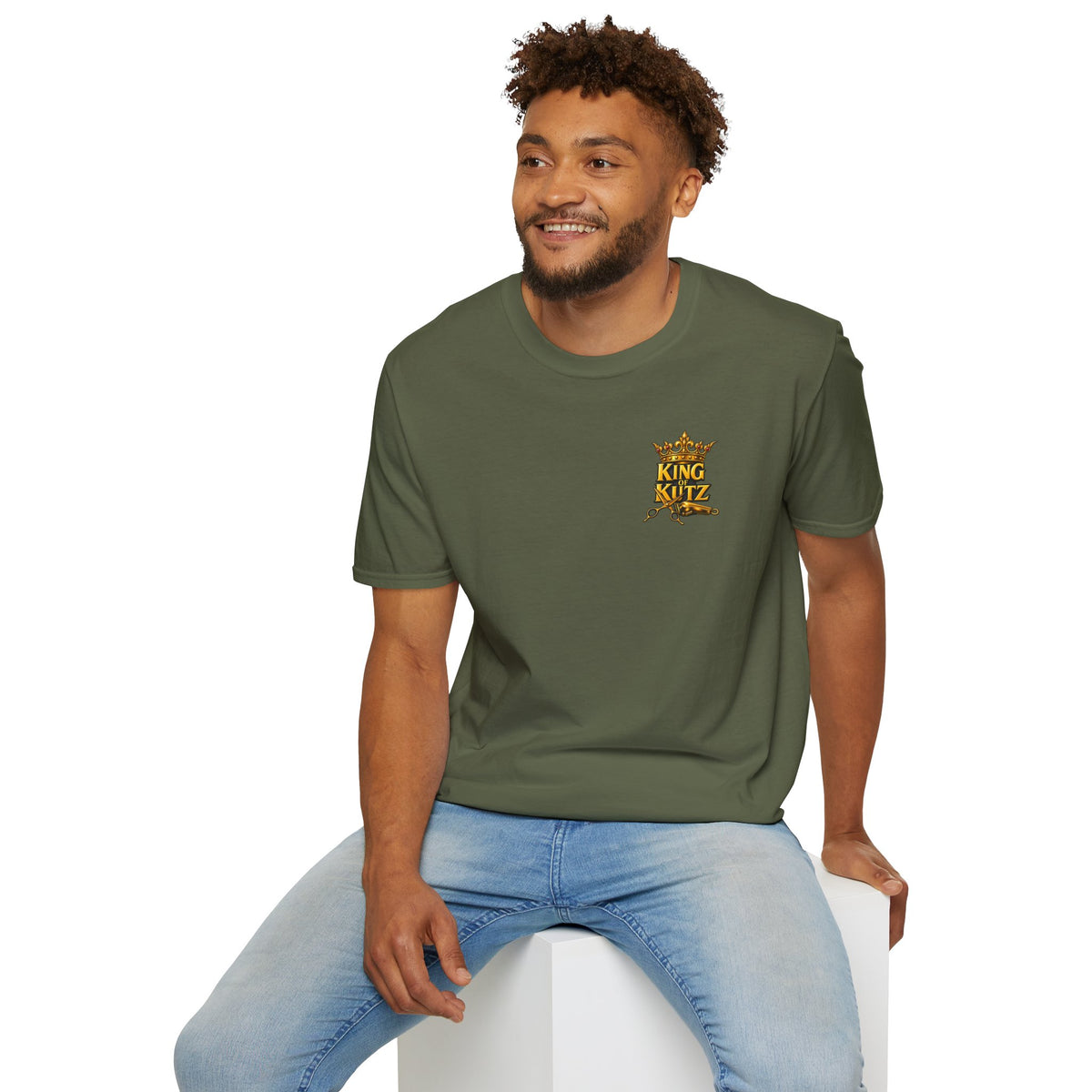 Men's King of Kutz Barber T-Shirt – Front & Back Print