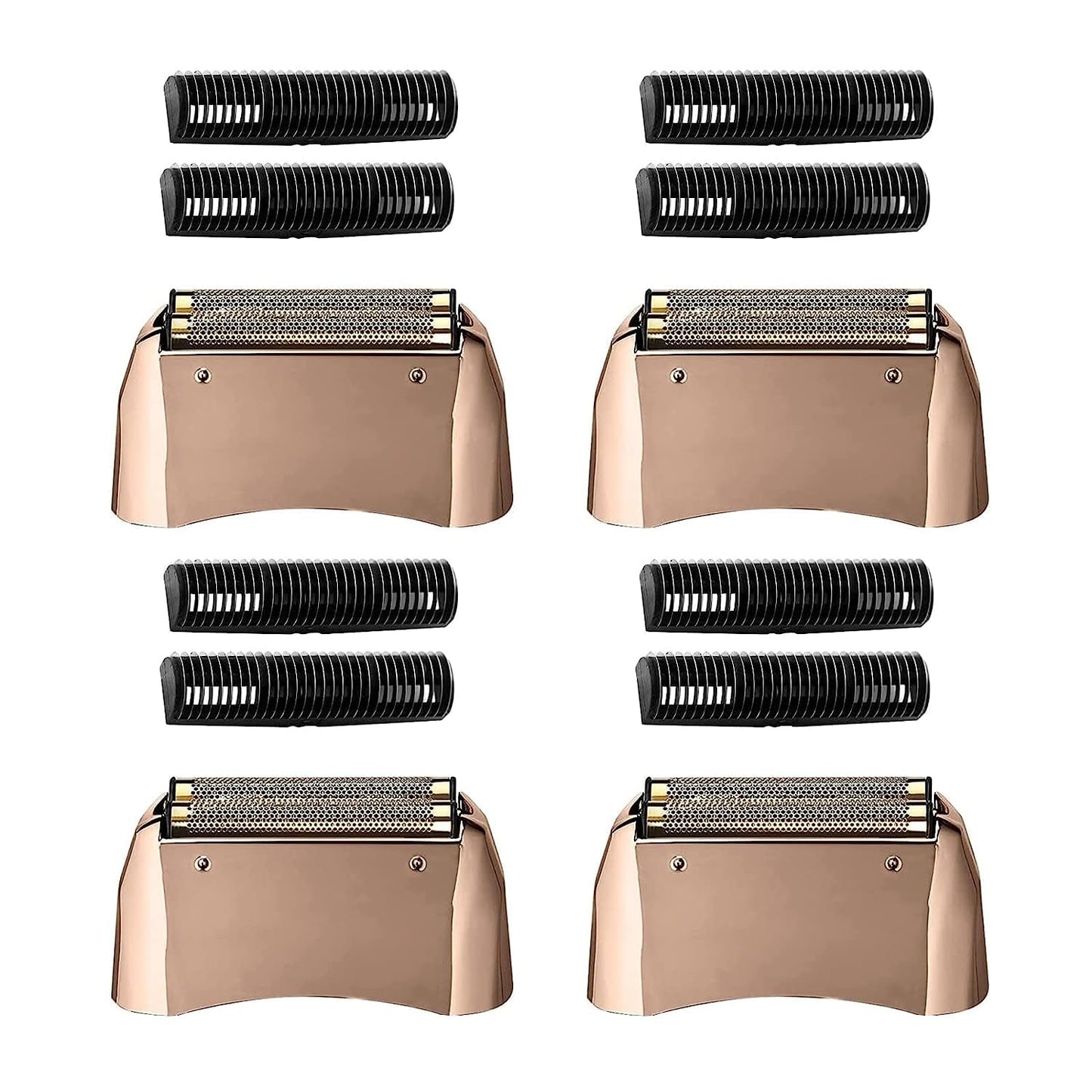 Shaver Replacement Foil and Cutters Compatible with Andis 17220/17230 Shaver Profoil Lithium Replacement, 4 Counts (Rose Gold)
