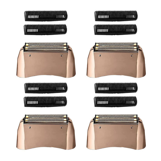 Shaver Replacement Foil and Cutters Compatible with Andis 17220/17230 Shaver Profoil Lithium Replacement, 4 Counts (Rose Gold)