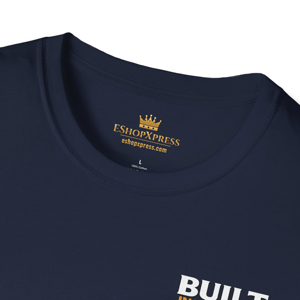 Men's Built in the Shop Barber T-Shirt – Front & Back Print