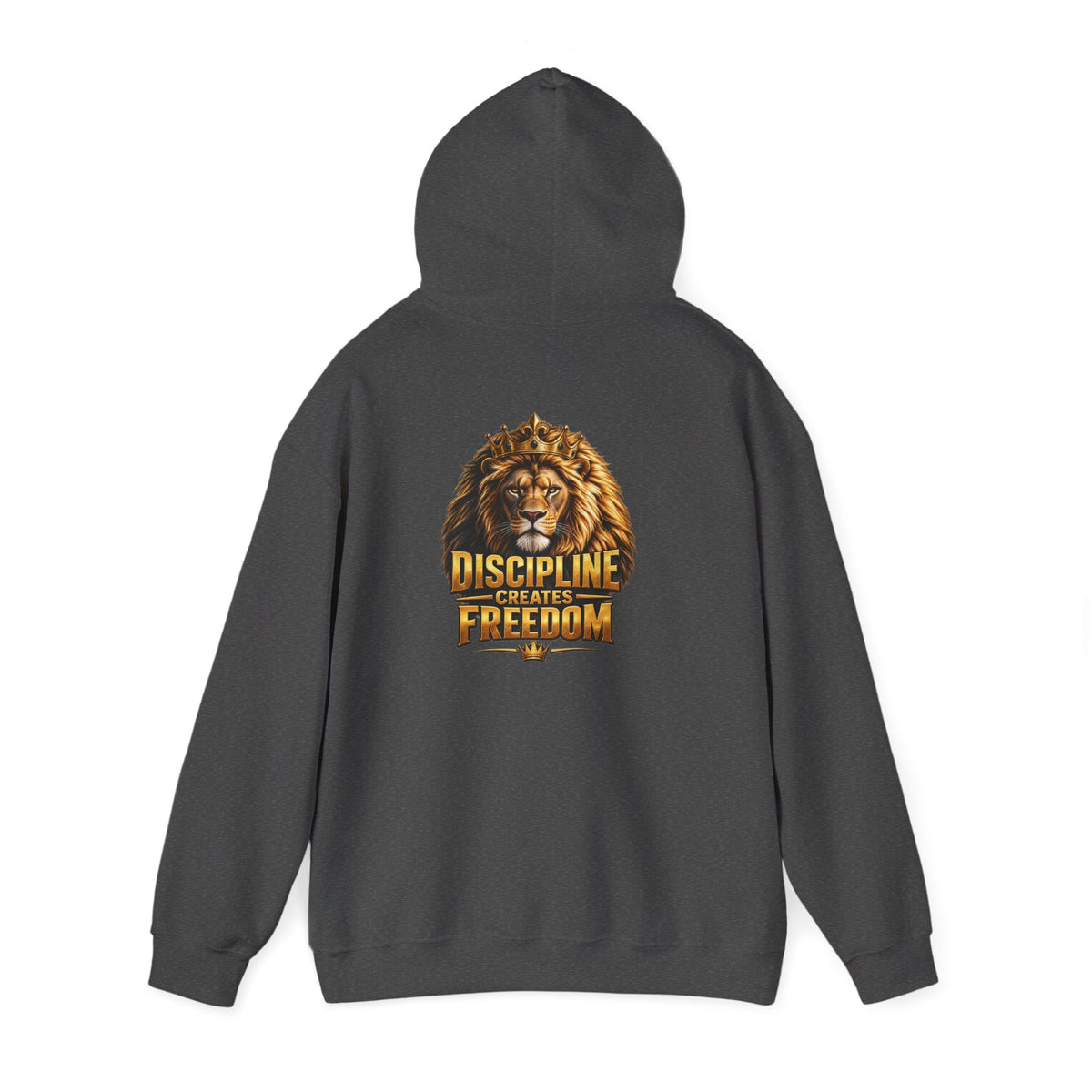 Discipline Creates Freedom Lion Barber Hoodie – Front & Back Print | King of Kutz Collection