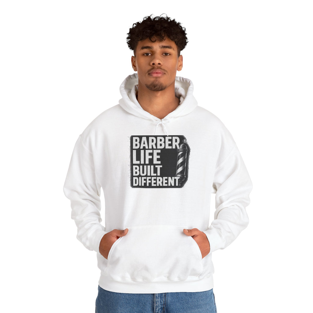 Barber Life Built Different Hoodie