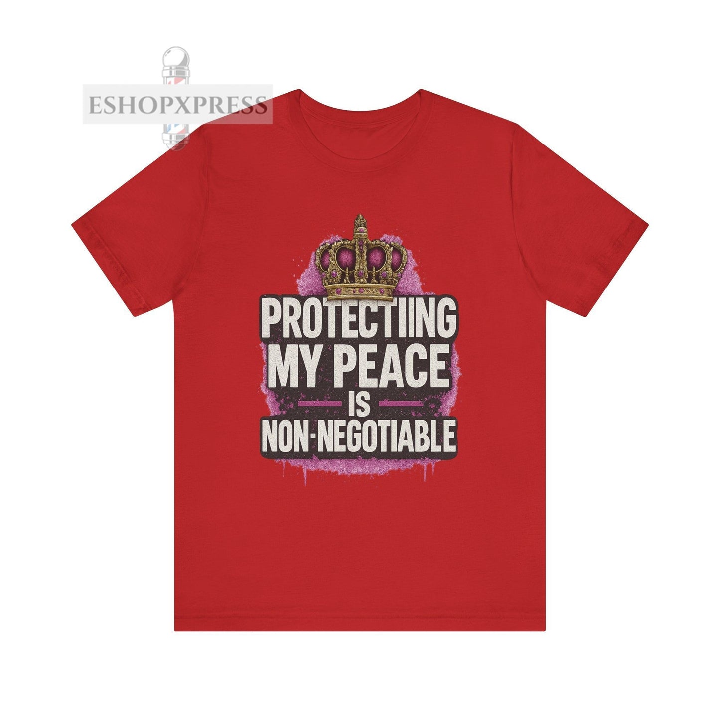 Protecting My Peace is Non-Negotiable | Empowerment Tee for Women Barbers and Stylists