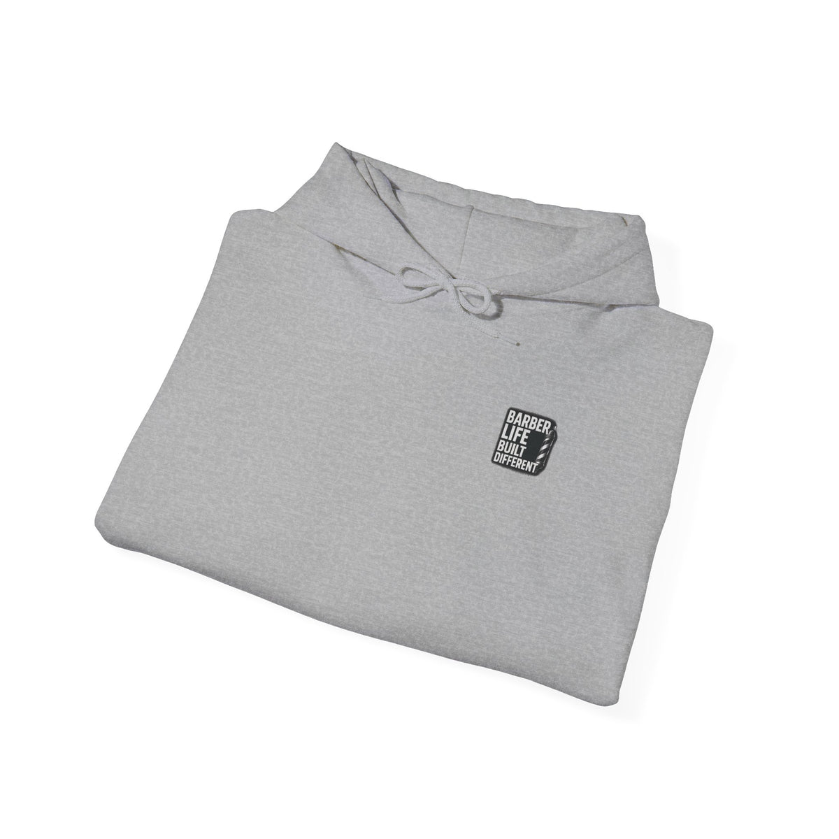 Barber Life Built Different Hoodie – Front & Back Print