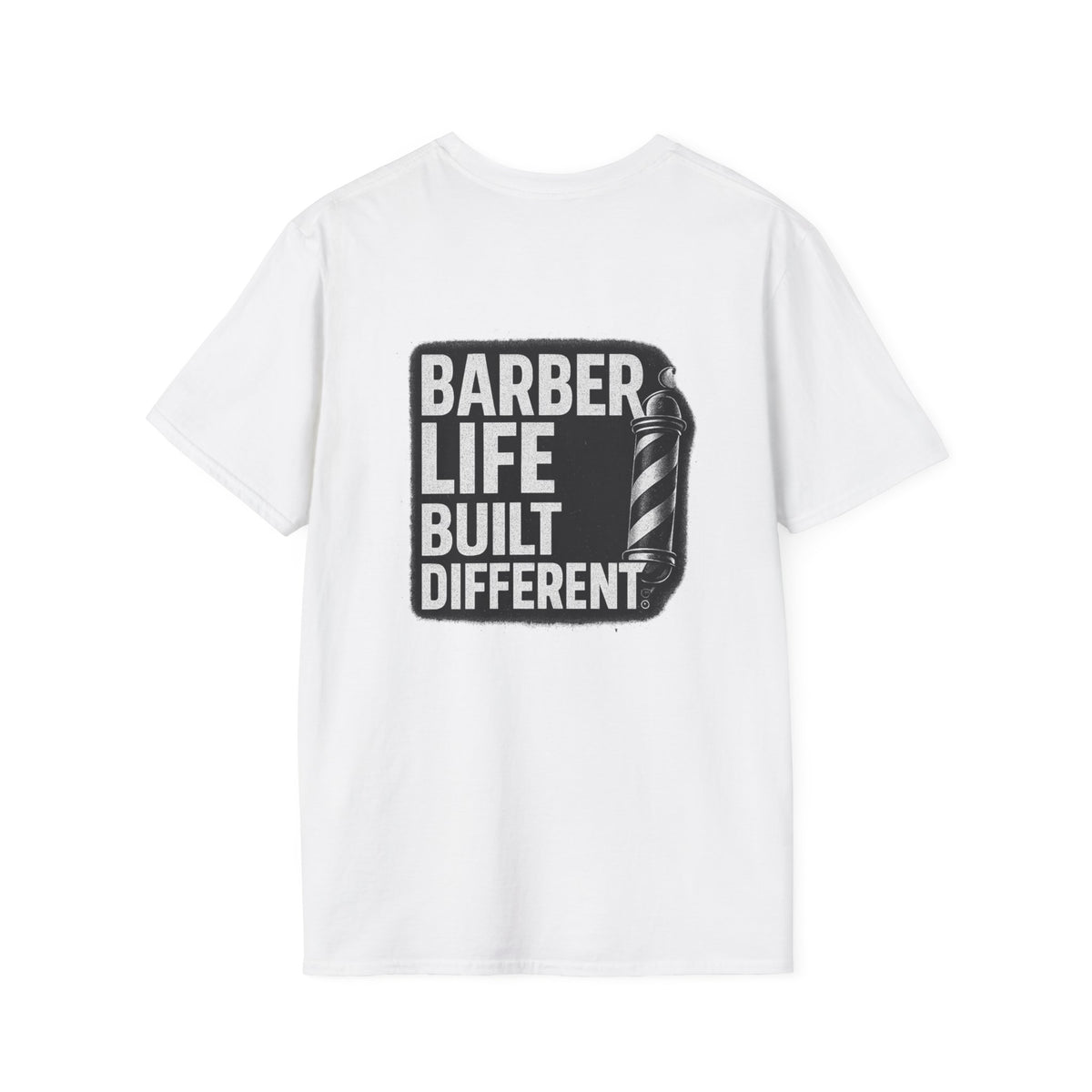 Barber Life Built Different – Front & Back Print