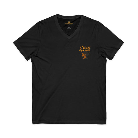 I Protect My Peace – Front & Back Print | V-Neck Tee