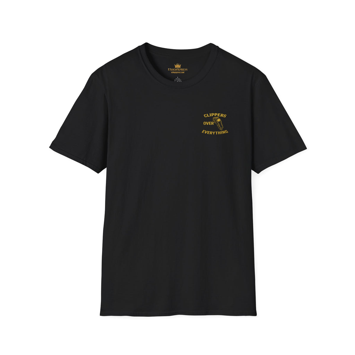 Men's Clippers over everything Barber T-Shirt – Front & Back Print
