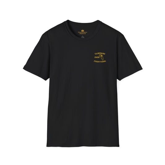 Men's Clippers over everything Barber T-Shirt – Front & Back Print