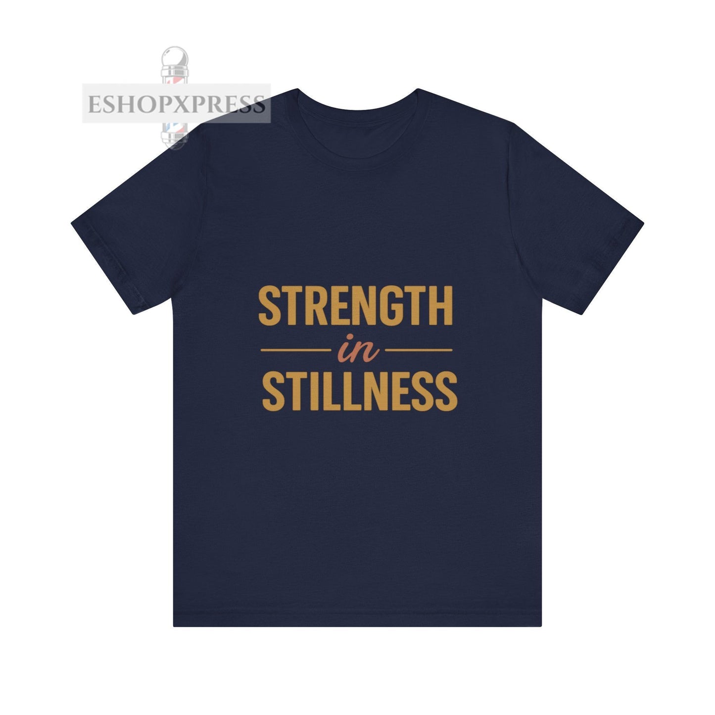 Strength in Stillness Typography Design