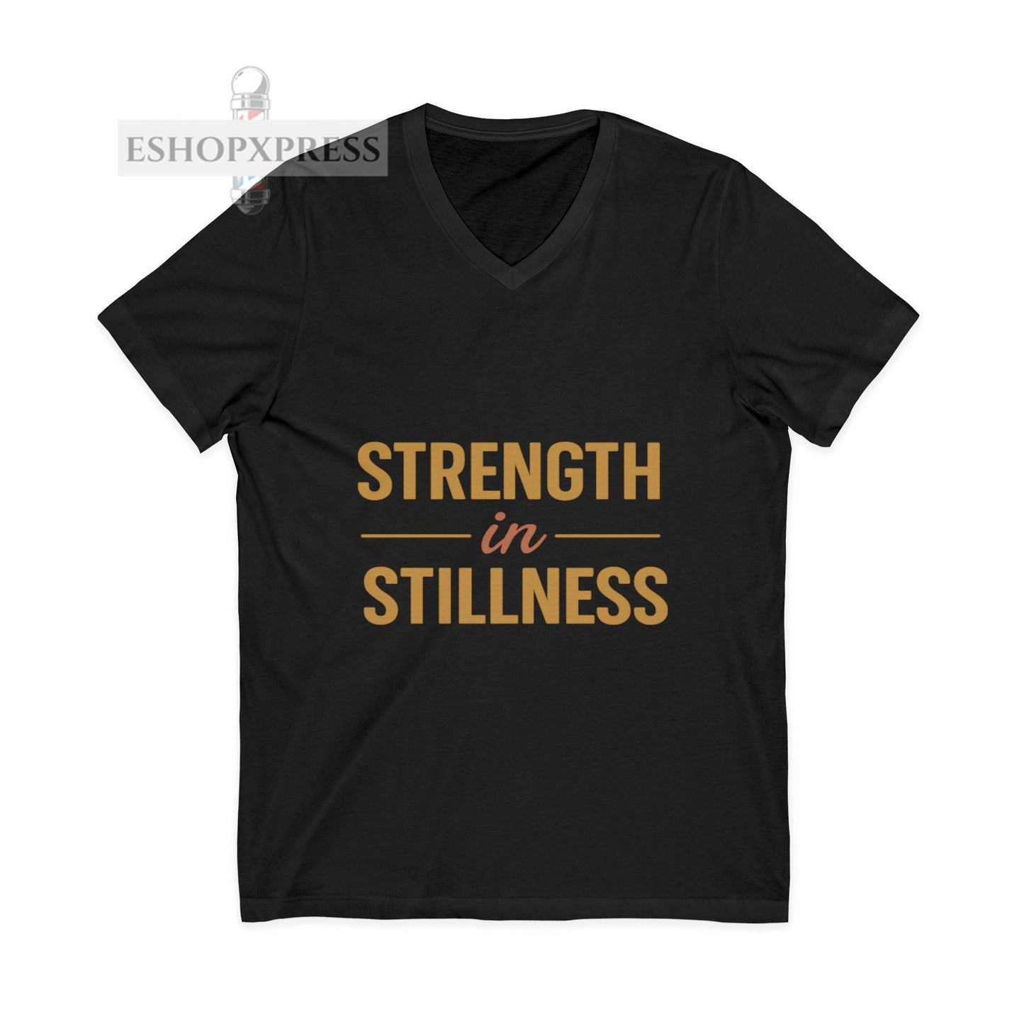 Strength in Stillness Typography Design