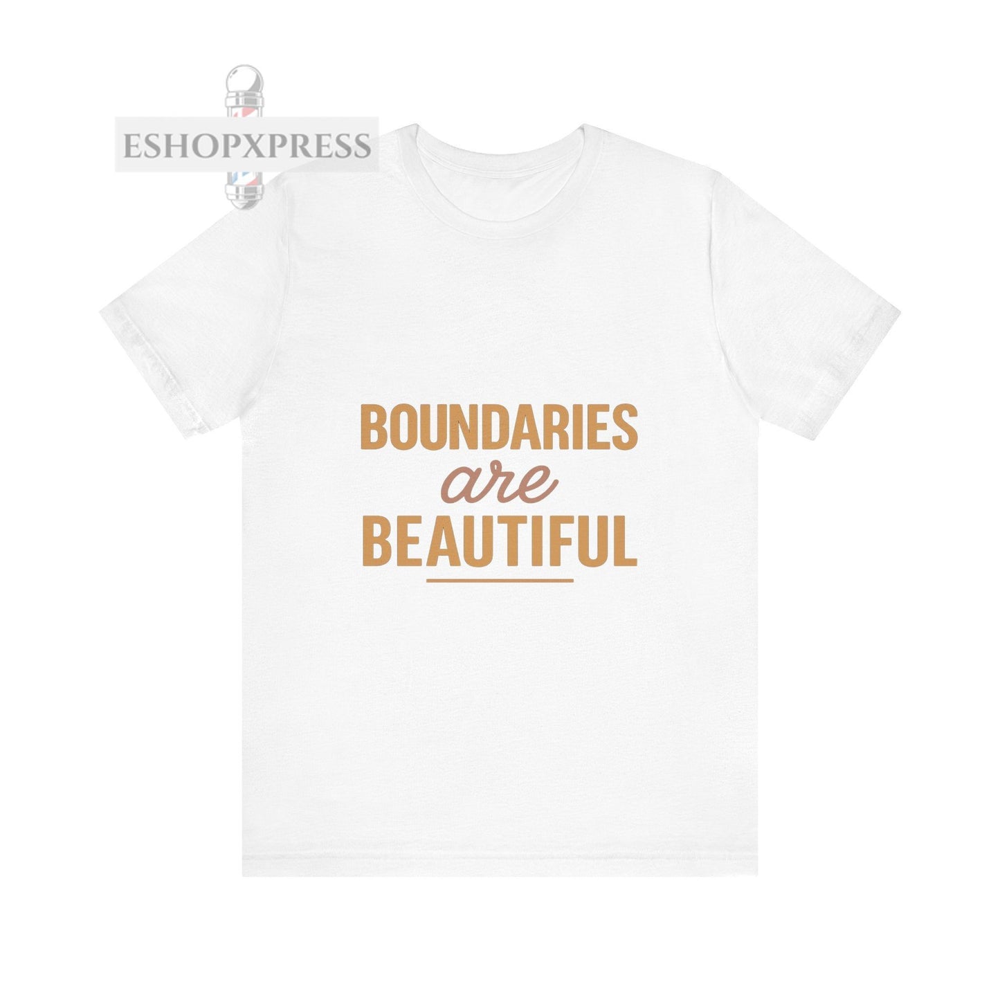 Boundaries are Beautiful - Crew Neck Tee