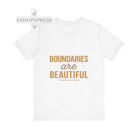 Boundaries are Beautiful - Crew Neck Tee