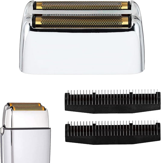 FXRF2 Replacemnet Foil and Cutter Fit for Babyliss PRO Barberology FXFS2 (FOILFX 02) ,Generic Shaver Head for Babylisspro Replacement Blade,Babyliss Foil Shaver Replacement Part (Silver)