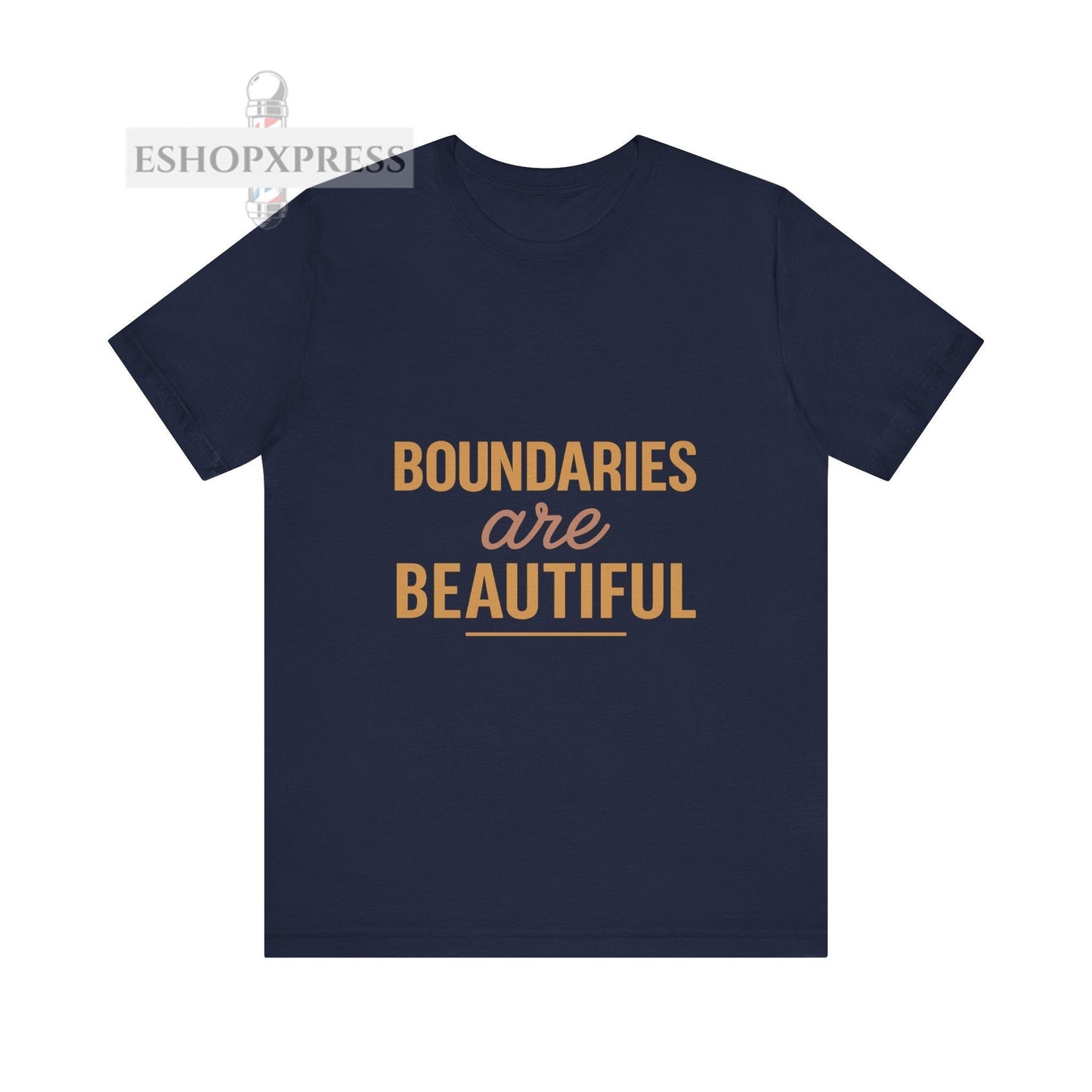 Boundaries are Beautiful - Crew Neck Tee