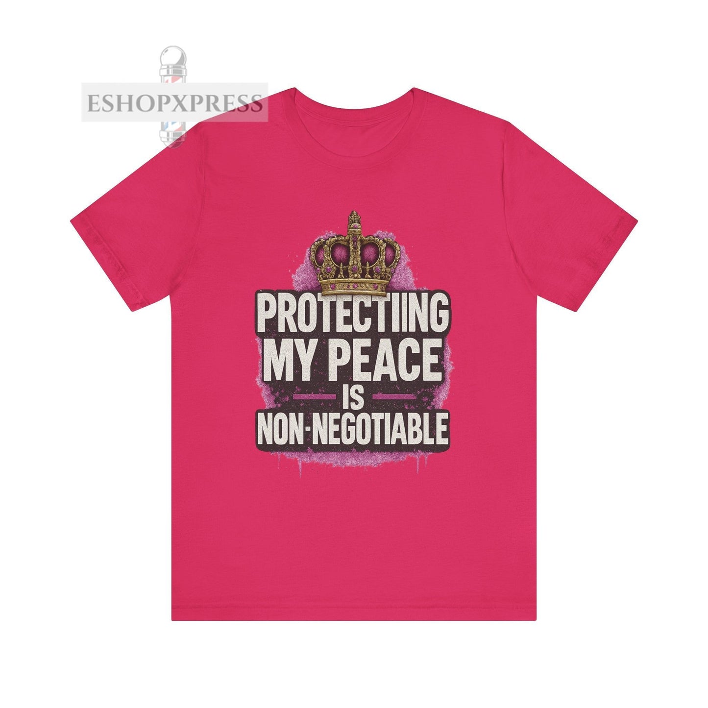 Protecting My Peace is Non-Negotiable | Empowerment Tee for Women Barbers and Stylists