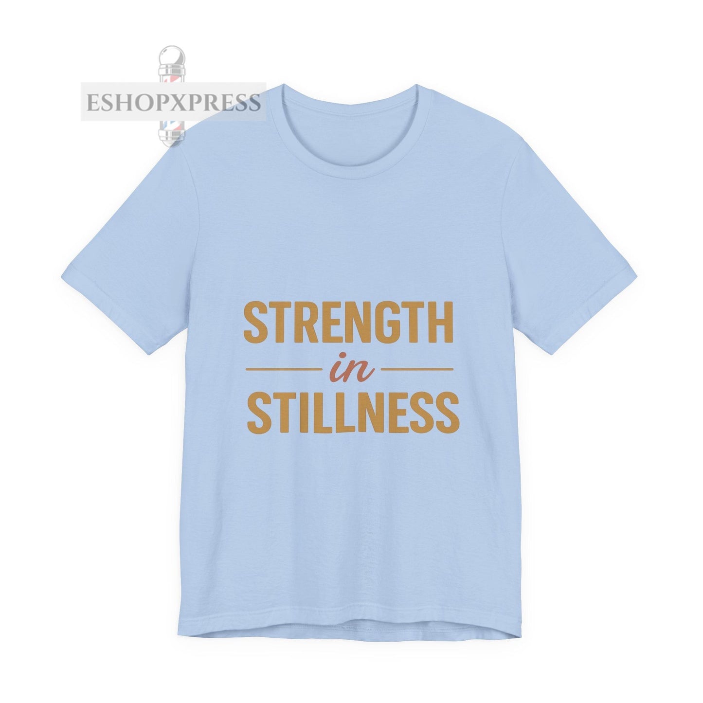 Strength in Stillness Typography Design