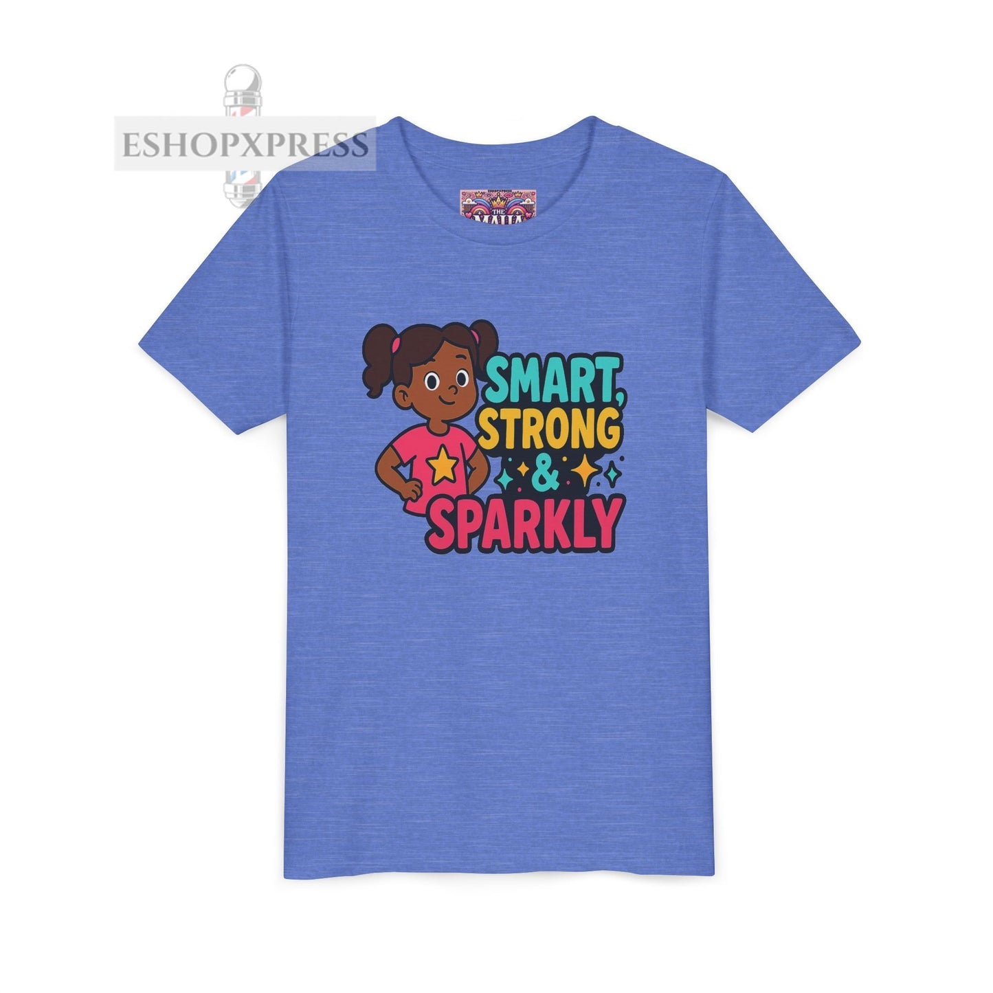 Smart Strong Sparkly -Youth Short Sleeve Tee