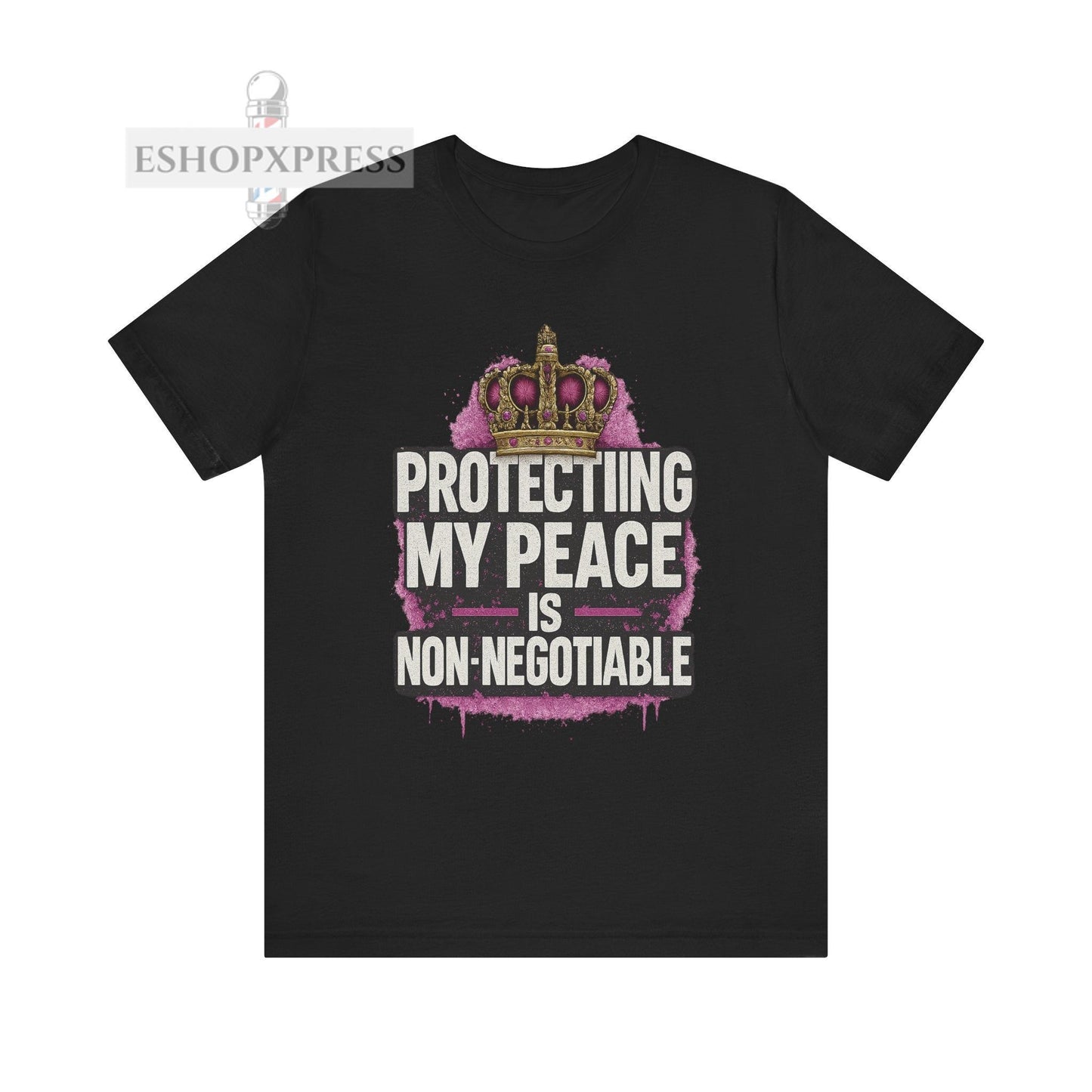 Protecting My Peace is Non-Negotiable | Empowerment Tee for Women Barbers and Stylists