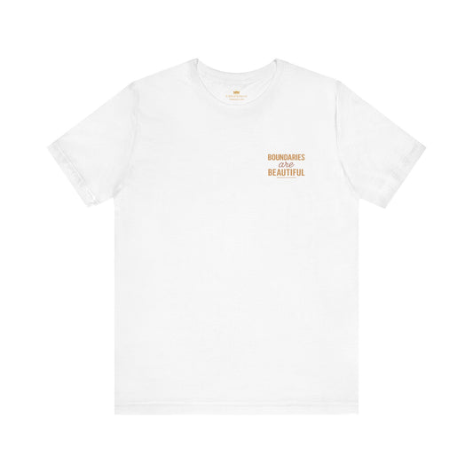 Boundaries are Beautiful Variation – Front & Back Print | Crew Neck Tee