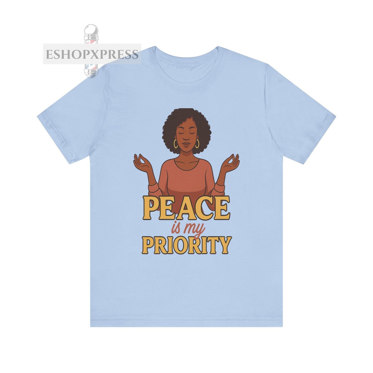 Peace is My Priority - Crew Neck Tee