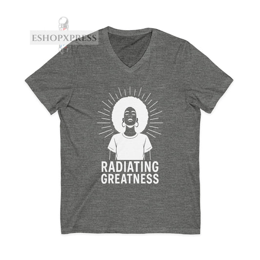Radiating Greatness - V-Neck Tee