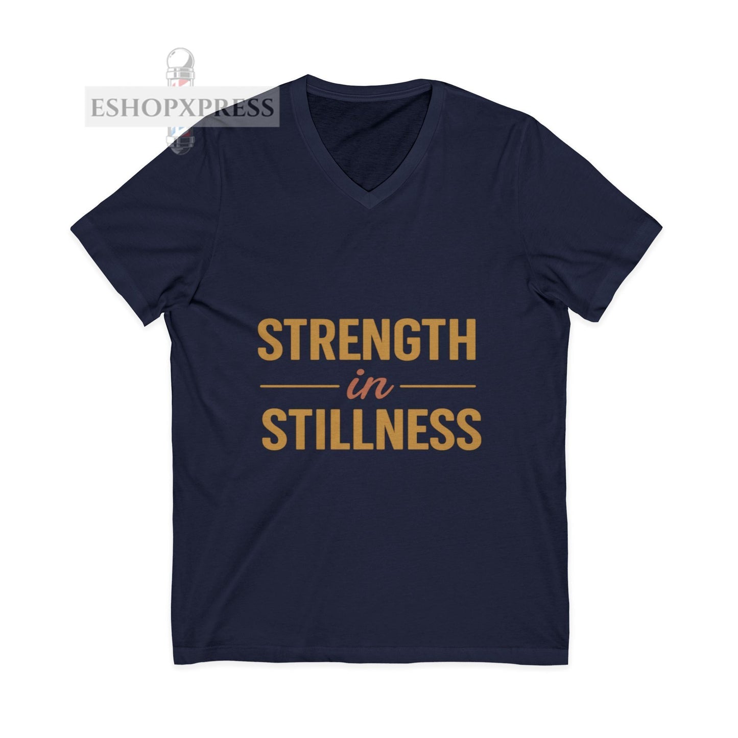 Strength in Stillness Typography Design