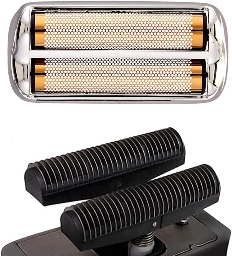FXRF2 Replacemnet Foil and Cutter Fit for Babyliss PRO Barberology FXFS2 (FOILFX 02) ,Generic Shaver Head for Babylisspro Replacement Blade,Babyliss Foil Shaver Replacement Part (Silver)