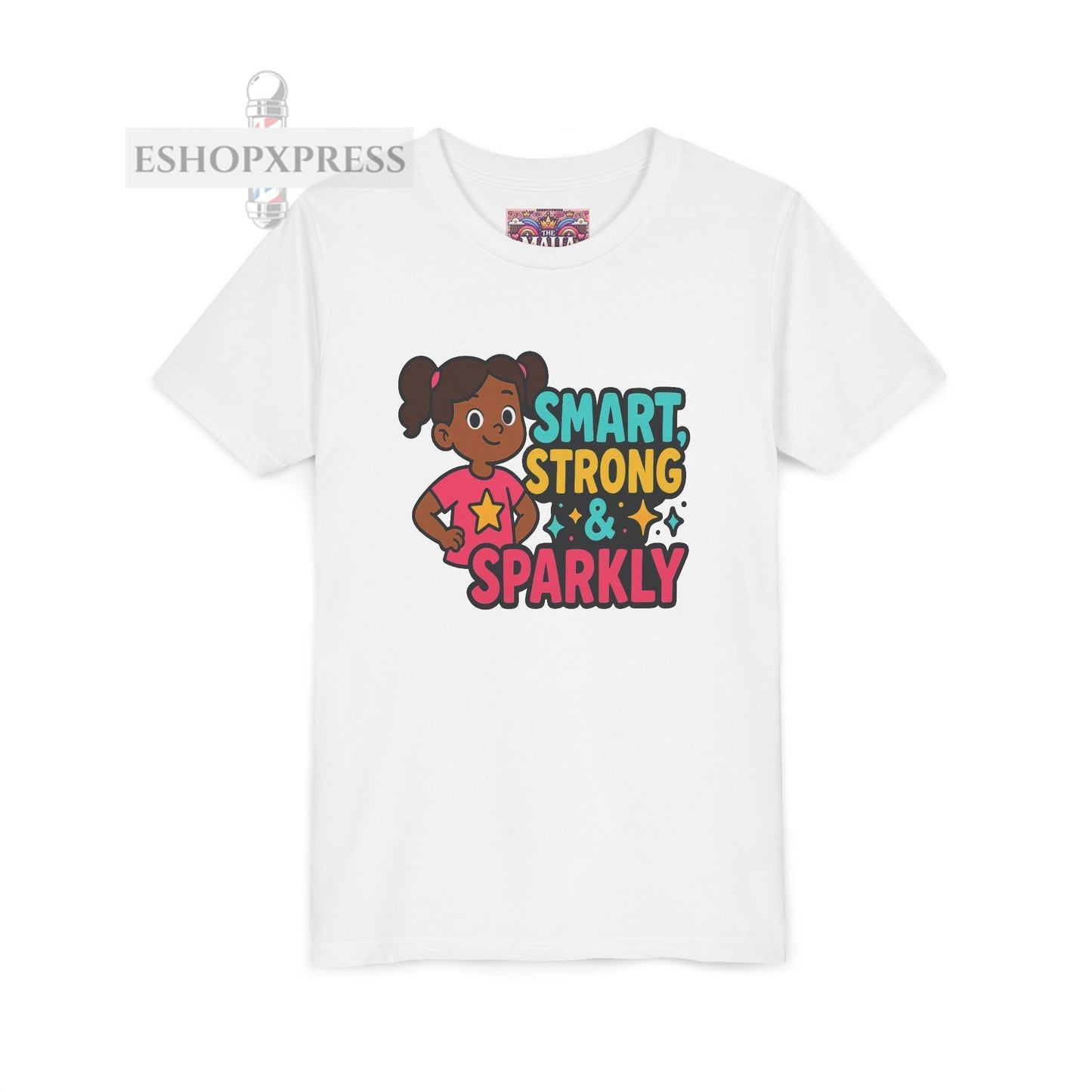Smart Strong Sparkly -Youth Short Sleeve Tee