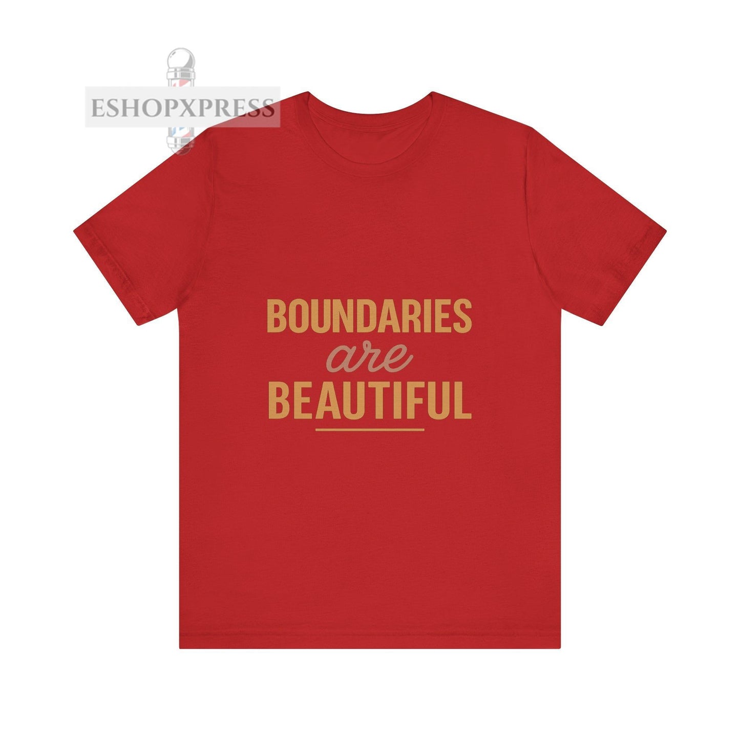 Boundaries are Beautiful Variation - Crew Neck Tee
