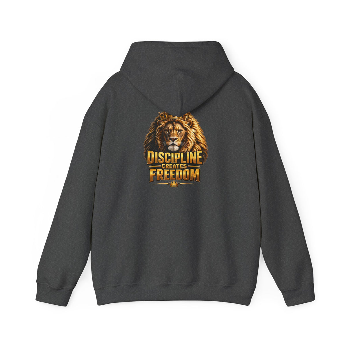 Discipline Creates Freedom Lion Barber Hoodie – Front & Back Print | King of Kutz Collection