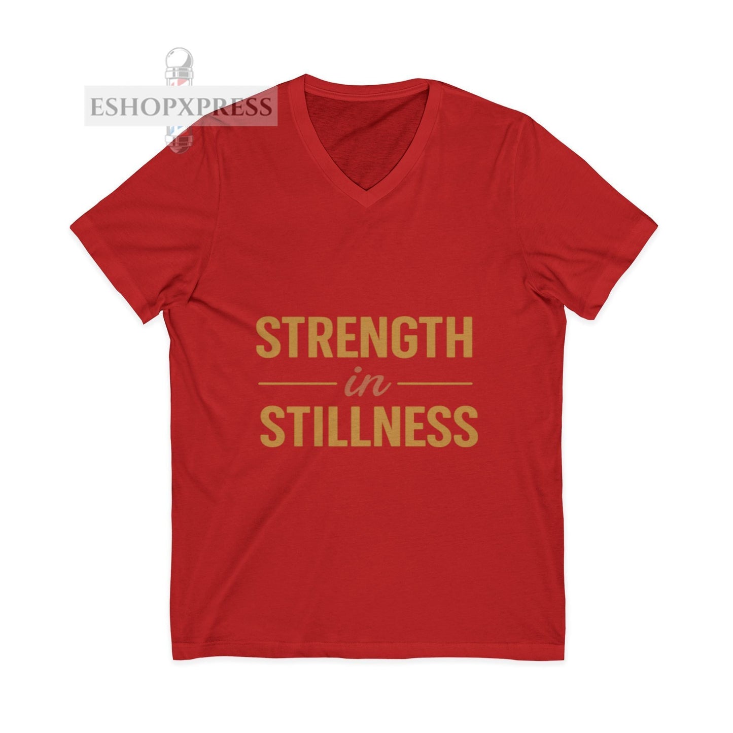 Strength in Stillness Typography Design