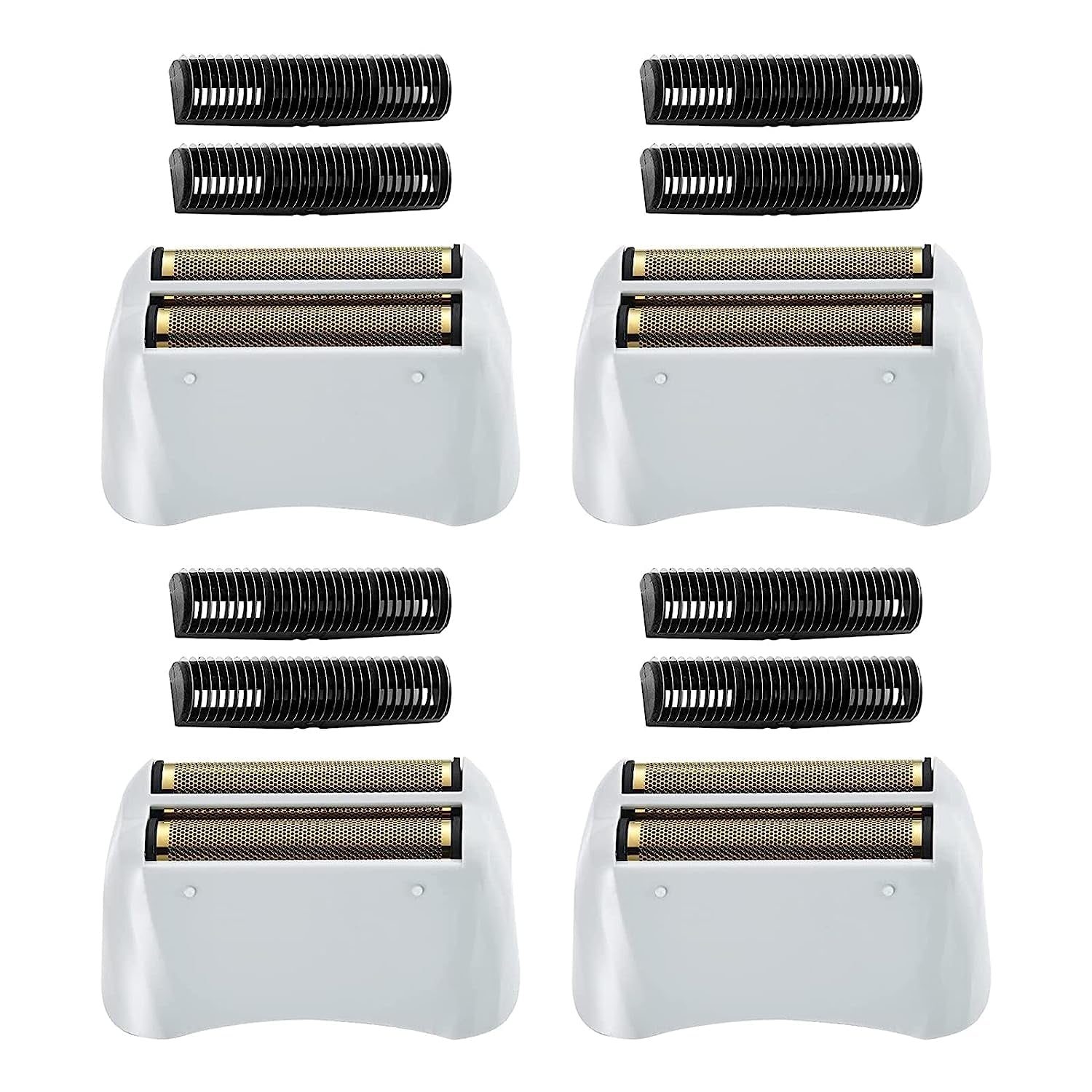 Shaver Replacement Foil and Cutters Compatible with Andis 17220/17230 Shaver Profoil Lithium Replacement, 4 Counts (Rose Gold)