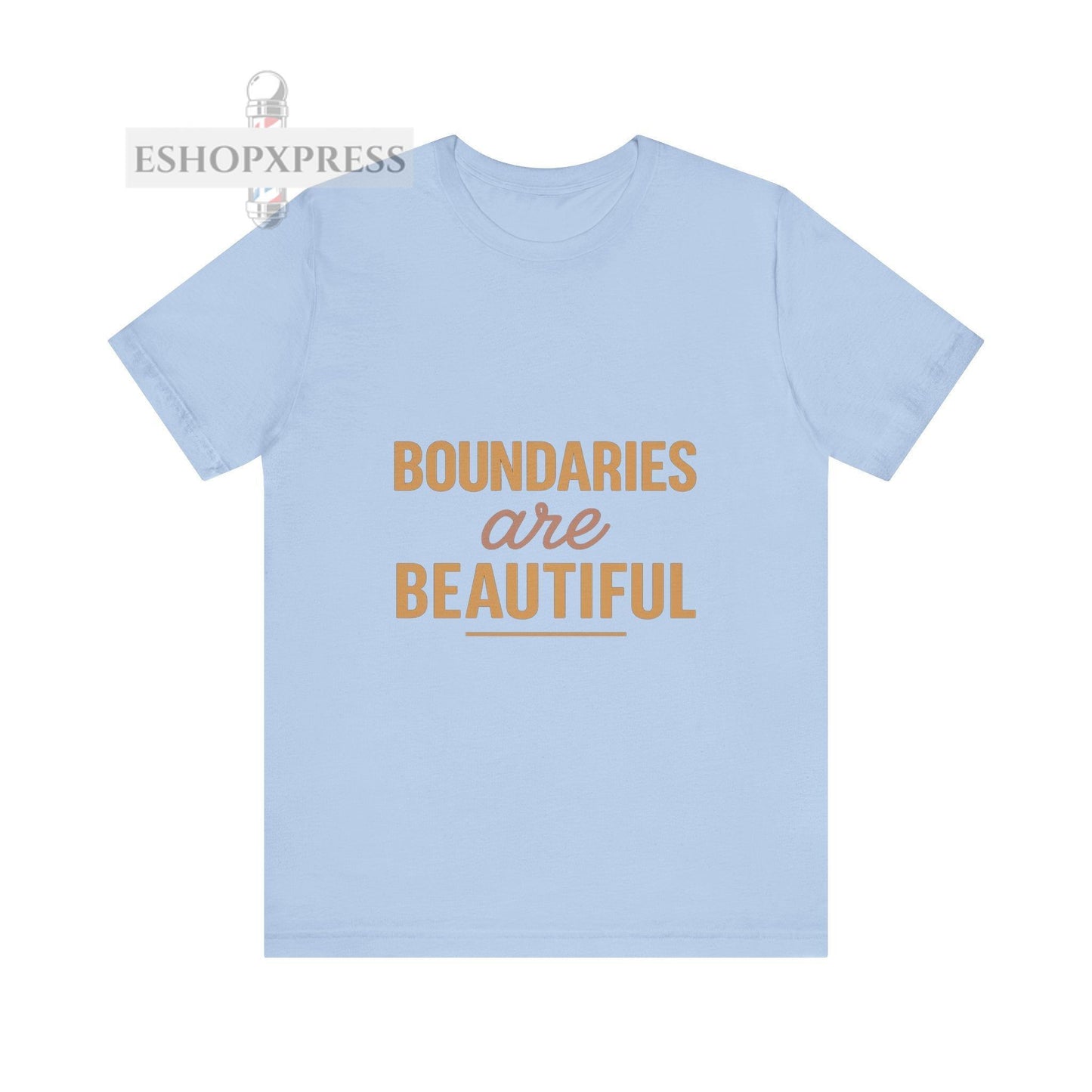 Boundaries are Beautiful - Crew Neck Tee