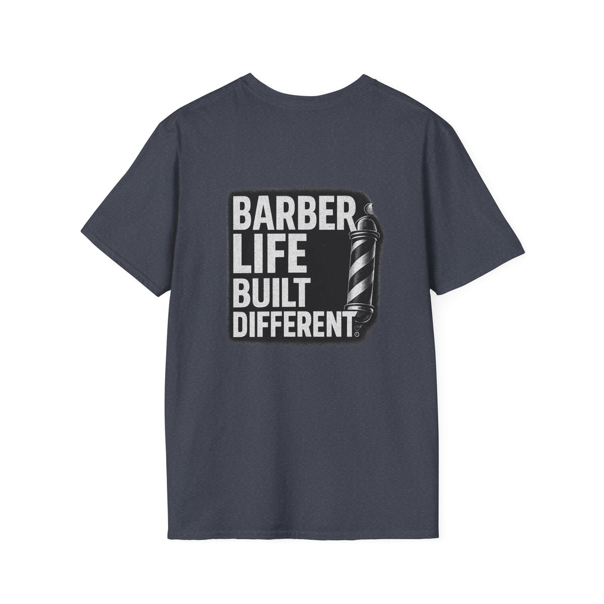 Barber Life Built Different – Front & Back Print