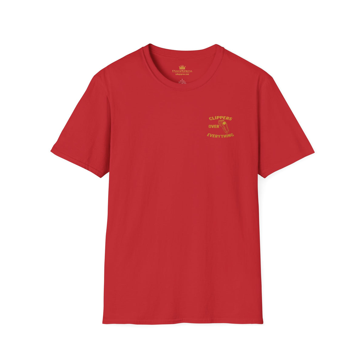 Men's Clippers over everything Barber T-Shirt – Front & Back Print