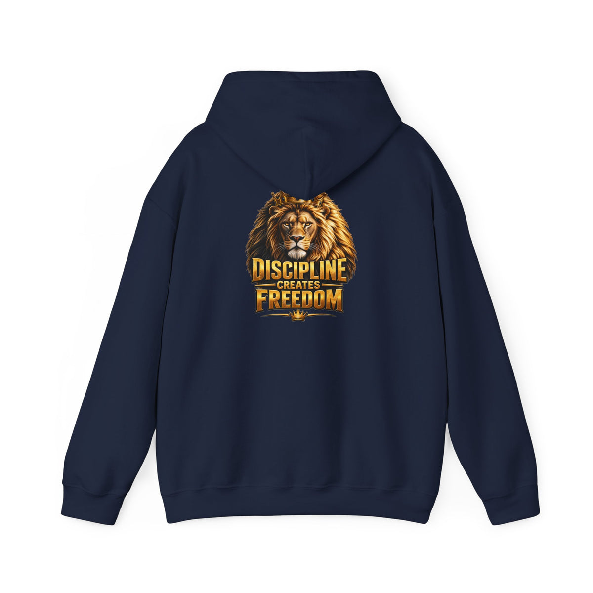 Discipline Creates Freedom Lion Barber Hoodie – Front & Back Print | King of Kutz Collection