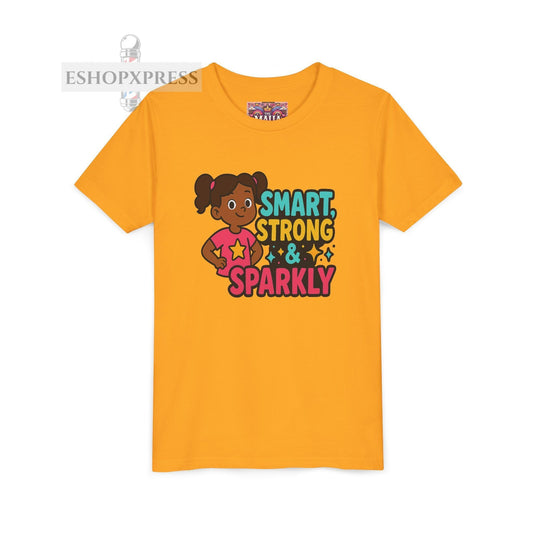 Smart Strong Sparkly -Youth Short Sleeve Tee