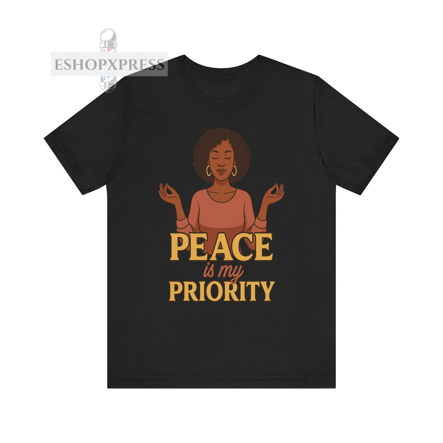 Peace is My Priority - Crew Neck Tee